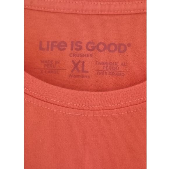 Life Is Good women's Cat lover graphic XL crusher T shirt - Picture 3 of 7